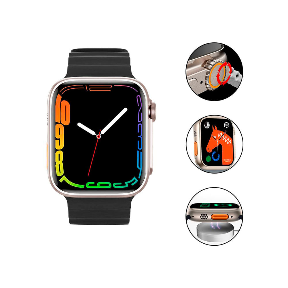 Smartwatch S9 Ultra Set 3 Correas Resistencia Acuatica IP67 - Reloj inteligente