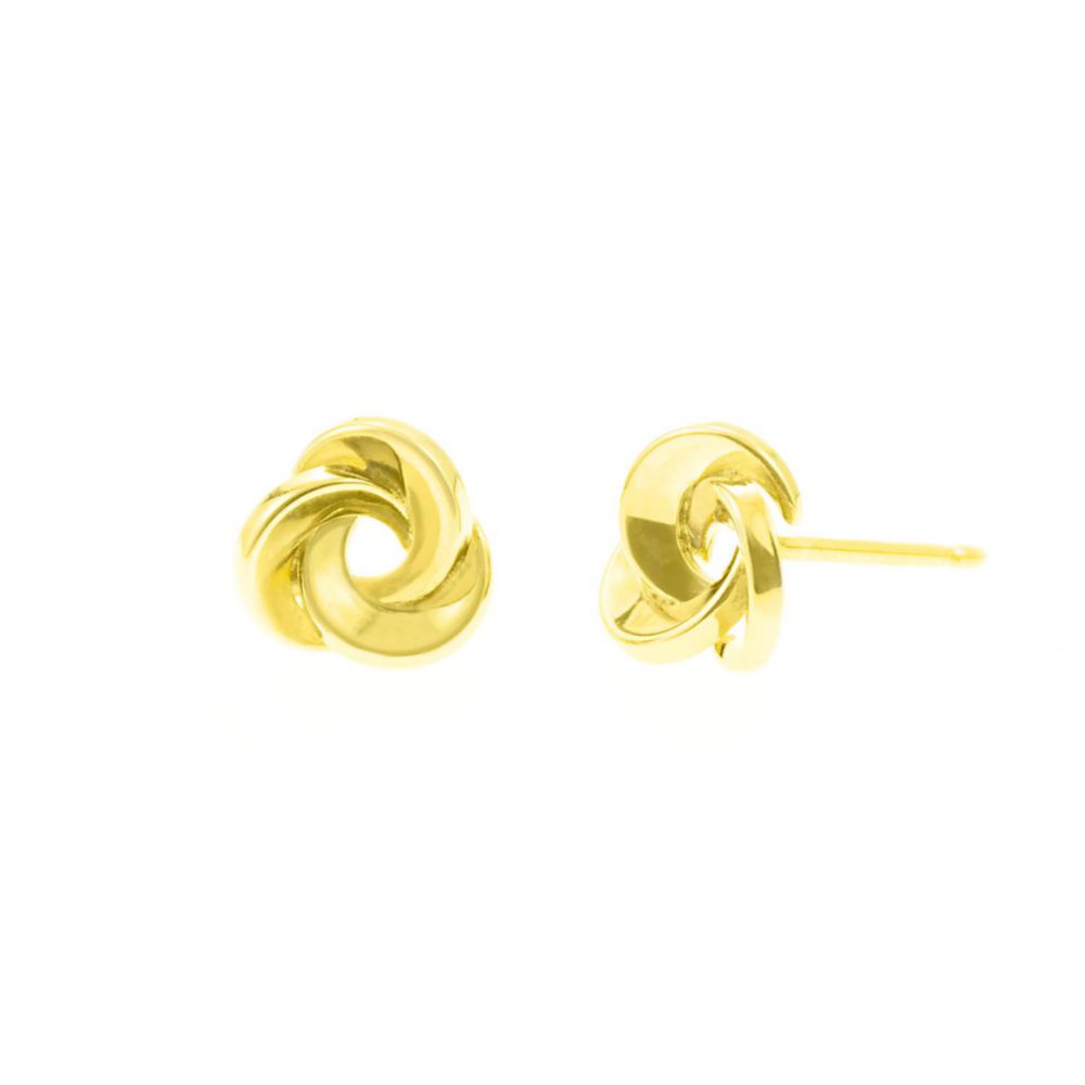 Aretes Nido Ama Oro 18K