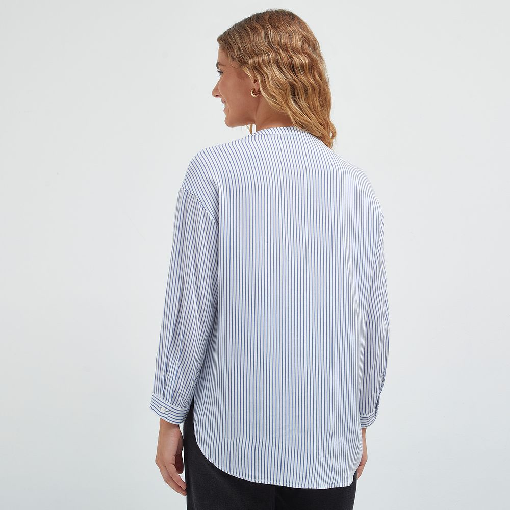 Blusa Malabar Mujer Manga Larga Aly Stripe | Oechsle.pe