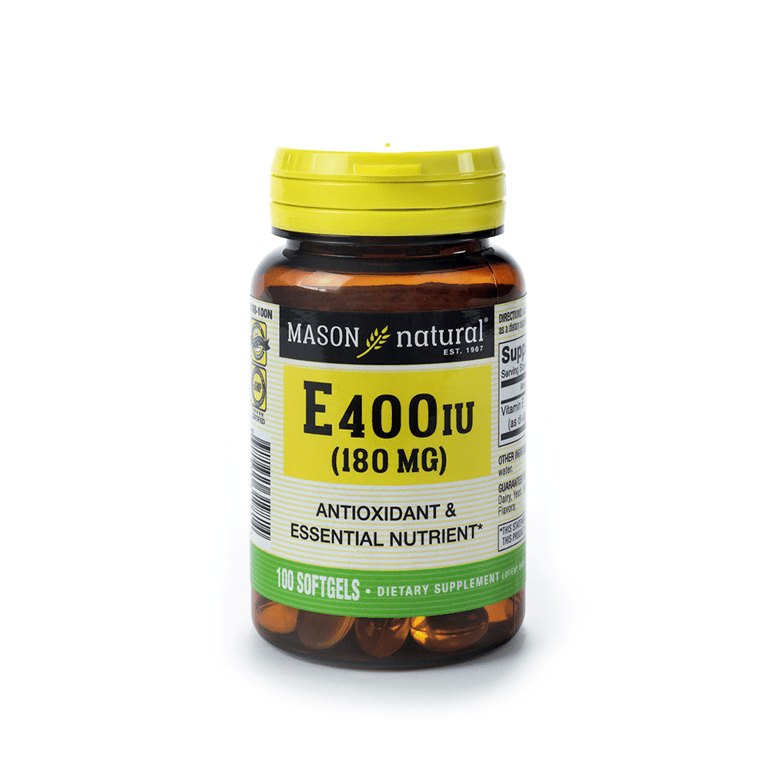 Vitamina E-400 Iu Mason Natural 100 Softg - Oechsle vitamina 400