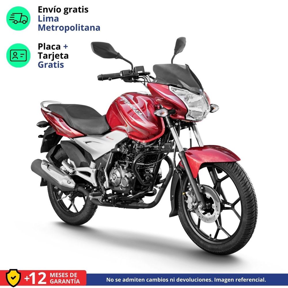 Moto Bajaj Discover 125 ST Rojo + Casco de Regalo