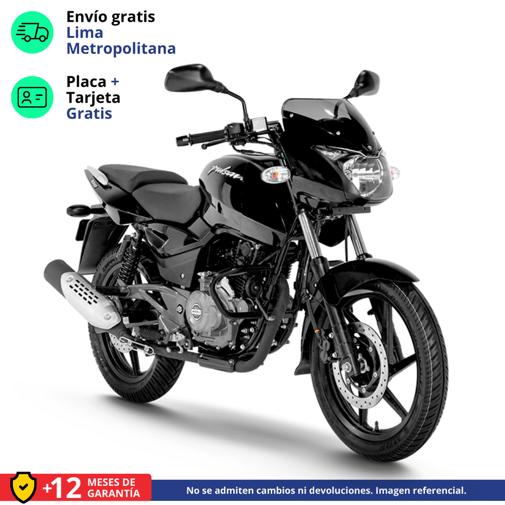 Moto Bajaj Pulsar 180 Neon Negro