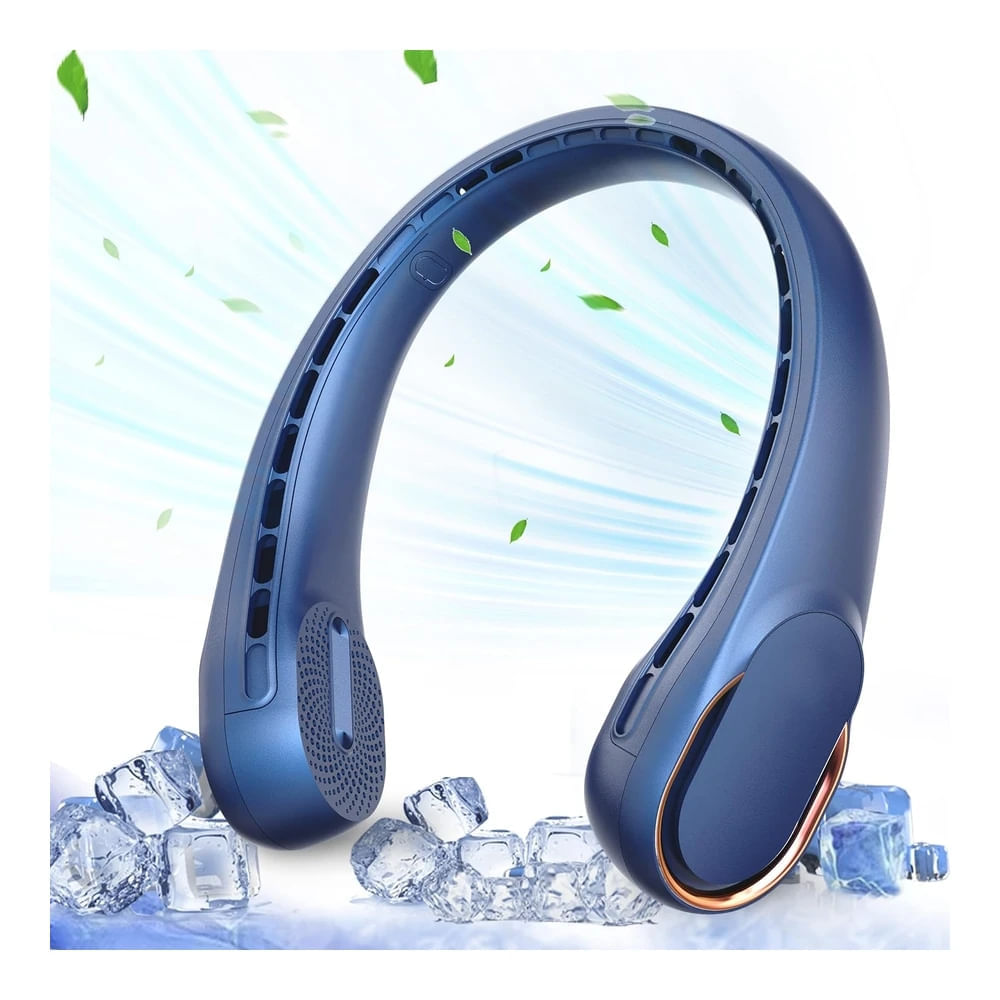 Asnug Ventilador de Cuello Ventilador Personal Batería de 4000 Mah 3 Velocidades Ajustables
