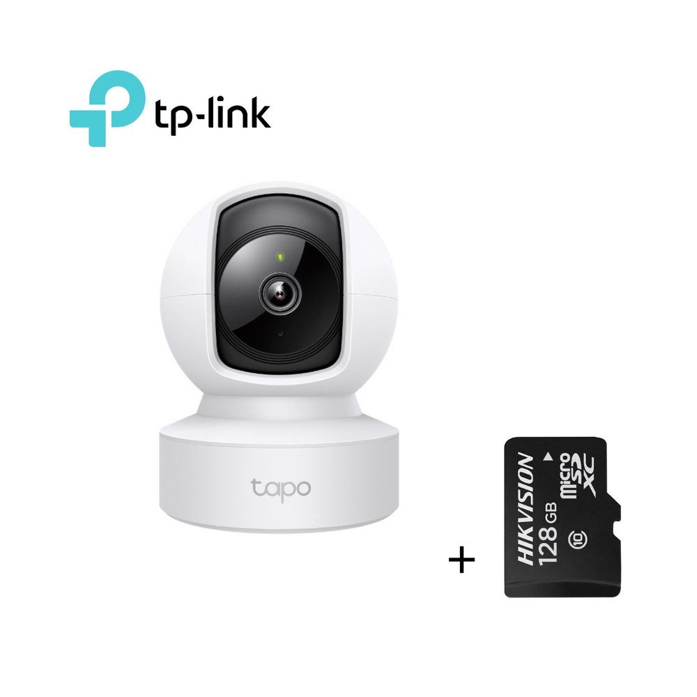 Cámara Wi-Fi de seguridad para el hogar Tapo-C212 + MicroSD 128GB - Tp-Link