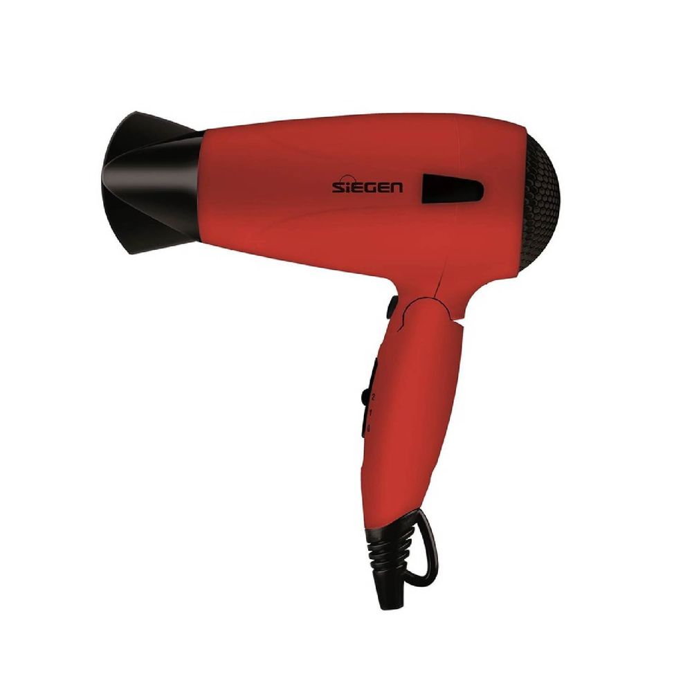 Secador Siegen Sg-3012 C03 Rojo Con Mango Plegable 1700