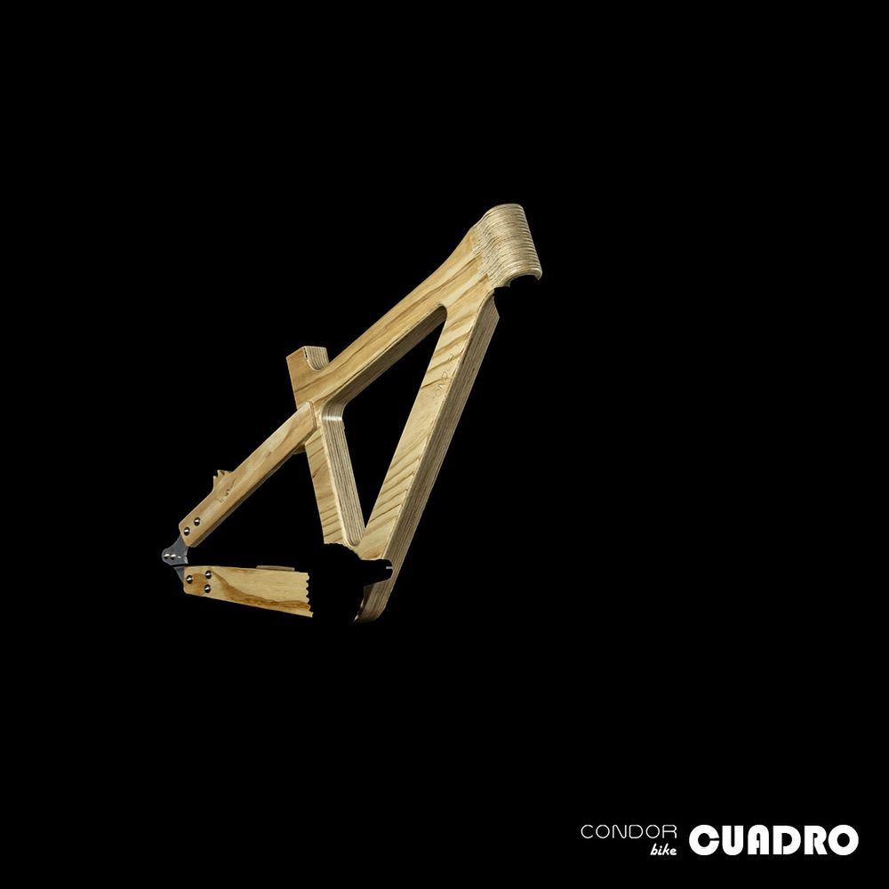 Wisnu Condor Bike - Cuadro de bicicleta de madera