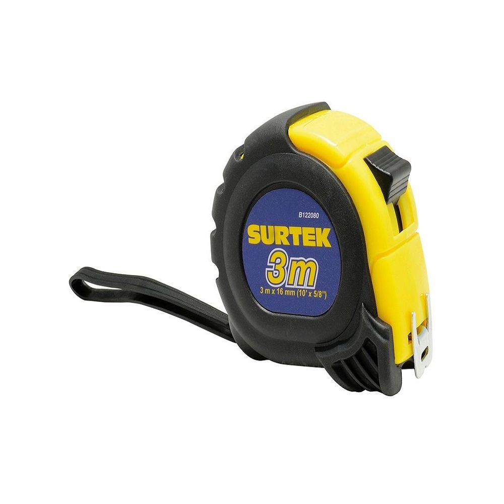 Flexómetro Anti-Impacto 3mts 5/8 Surtek  Surtb122080