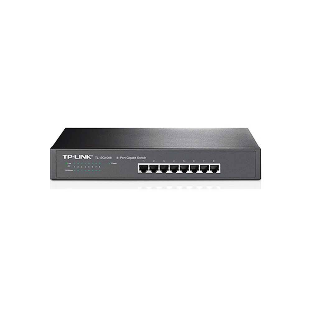 Switch Tp-Link TL-SG1008 de 8 Puertos Gigabit Case Metálico