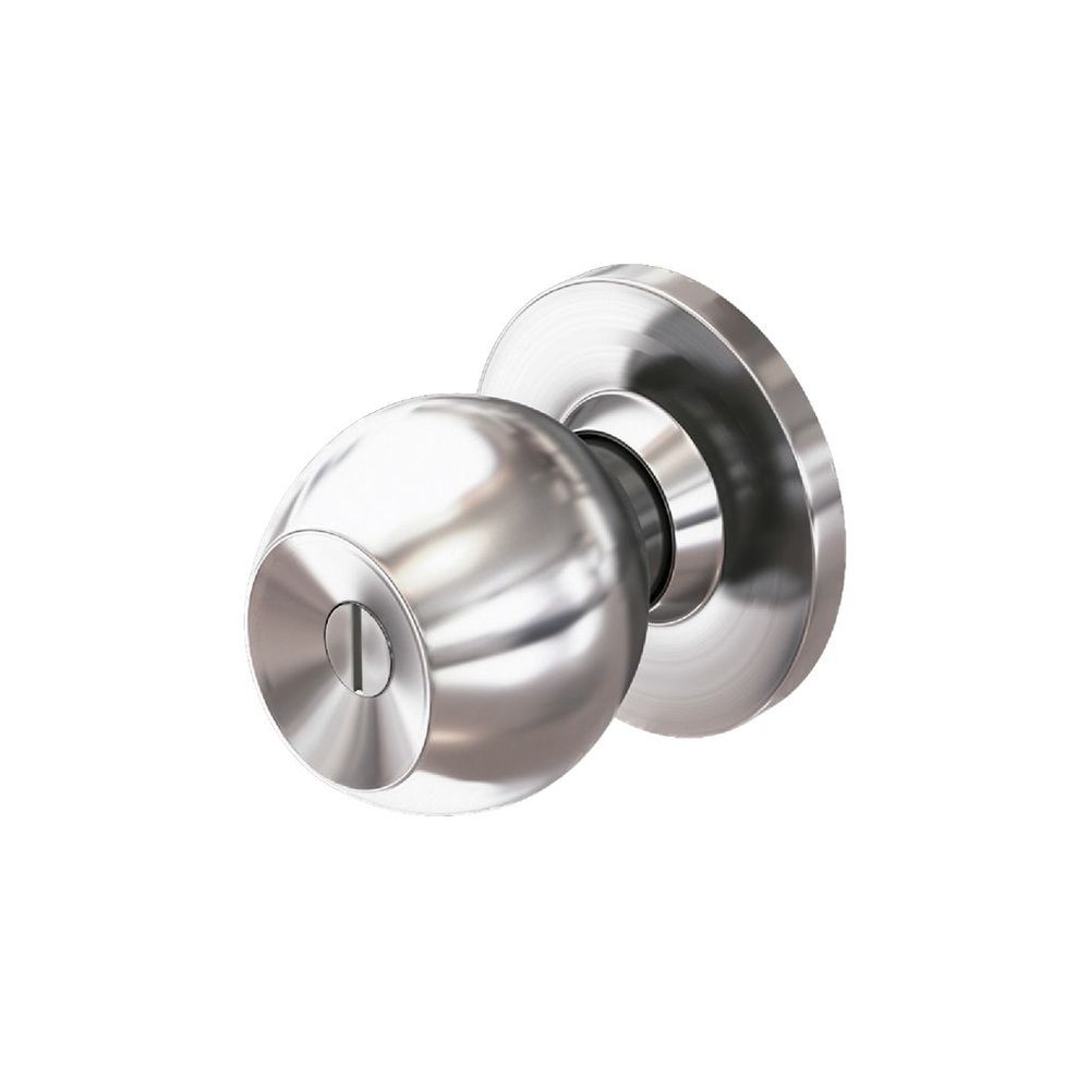 Cerradura Chapa de Pomo para Baño Acero Inoxidable AI06 Forte.