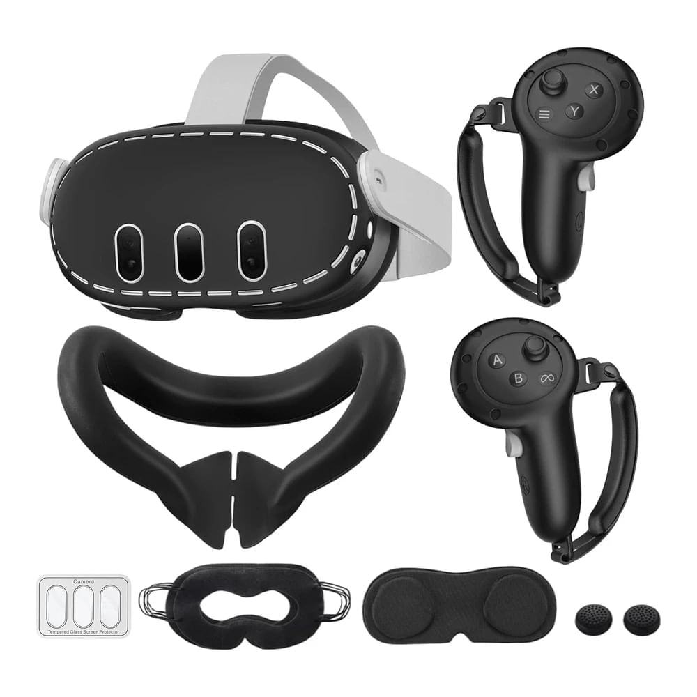 Silicone Cover for Meta/Oculus Quest 3 - Black