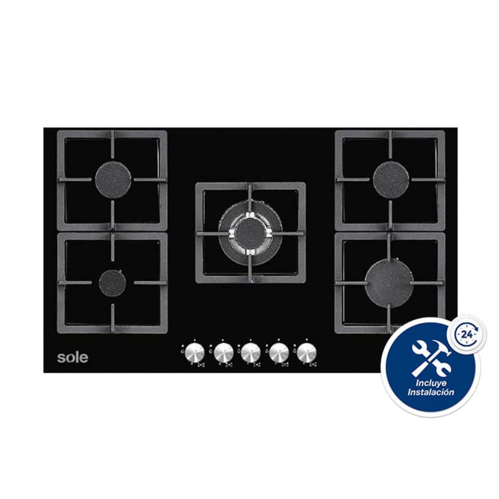 Cocina Empotrable SOLCO041 76 cm 5 Hornillas