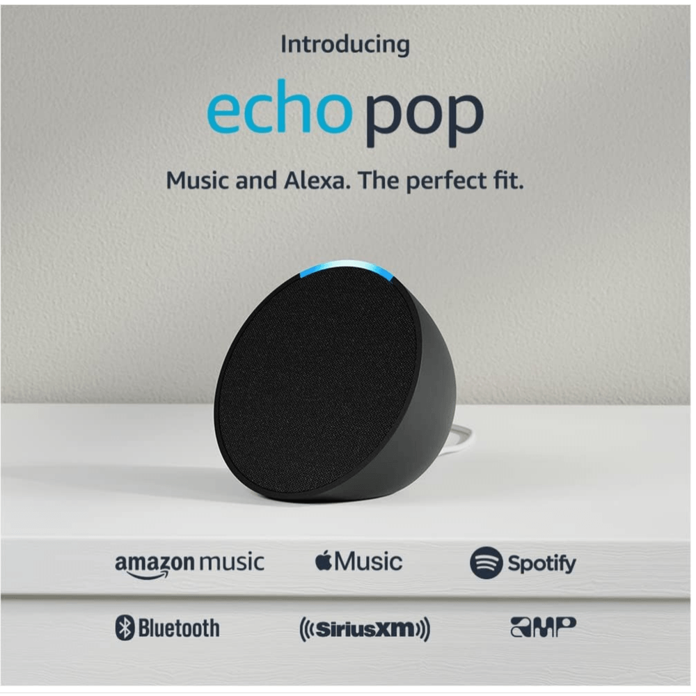 Echo Pop Parlante inteligente y compacto con sonido definido y Alexa