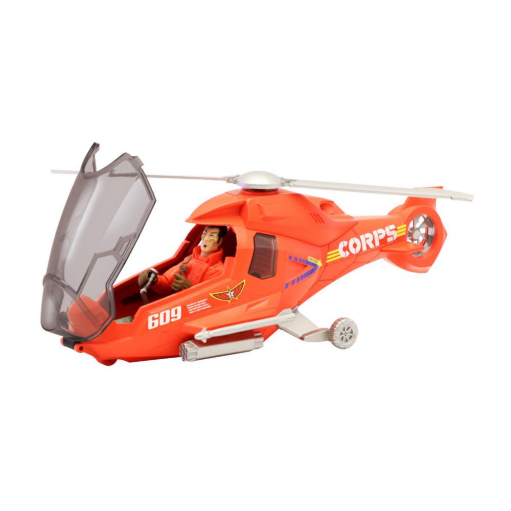 Vehiculo Lanard The Corps Universe First Response Helicoptero