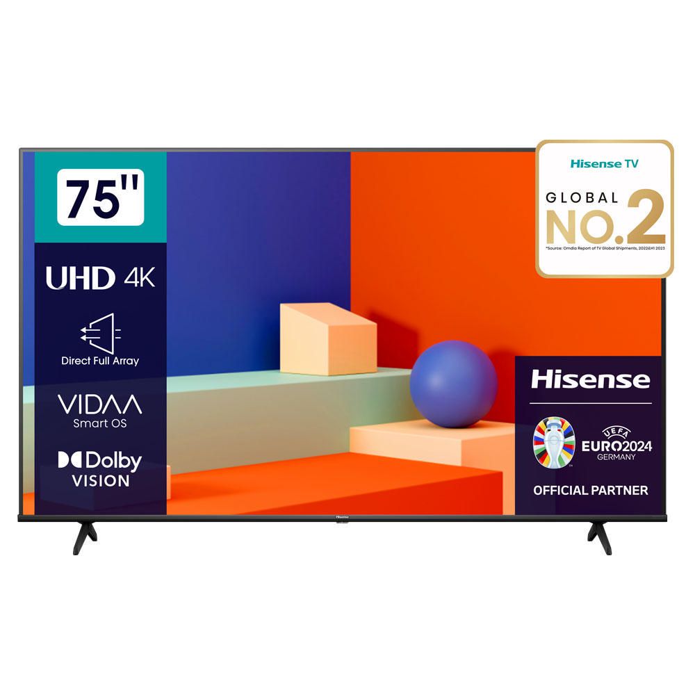 Televisor Hisense 75"" 75A6K LED 4K UHD VIDAA