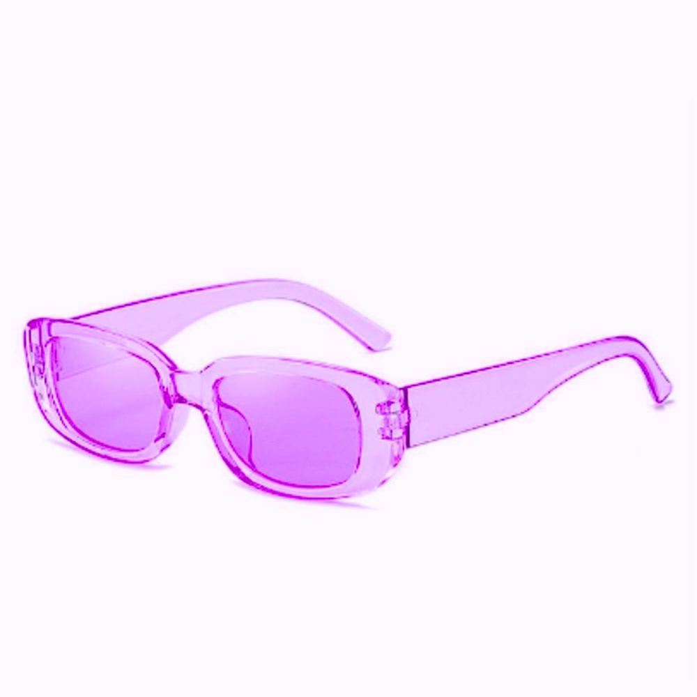 Gafas Lentes de Sol redondas Retro Modelo Moore Purpura con Estuche