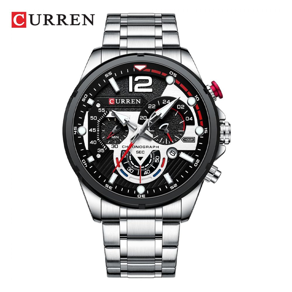 Reloj Curren 8395sl Plateado Hombre