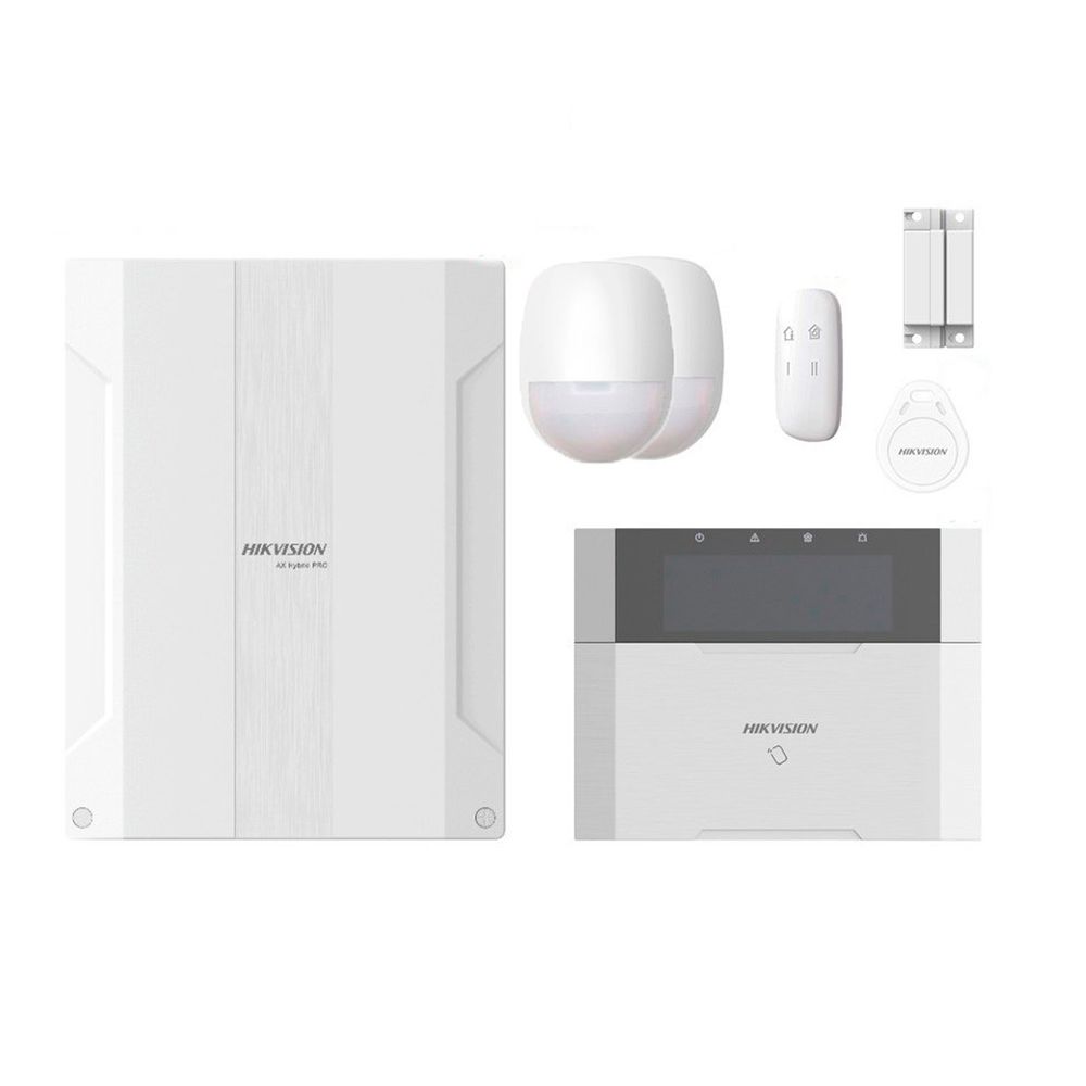 Kit Alarma Hibrida Hikvision Ds Pha64 Kit 64 Zonas