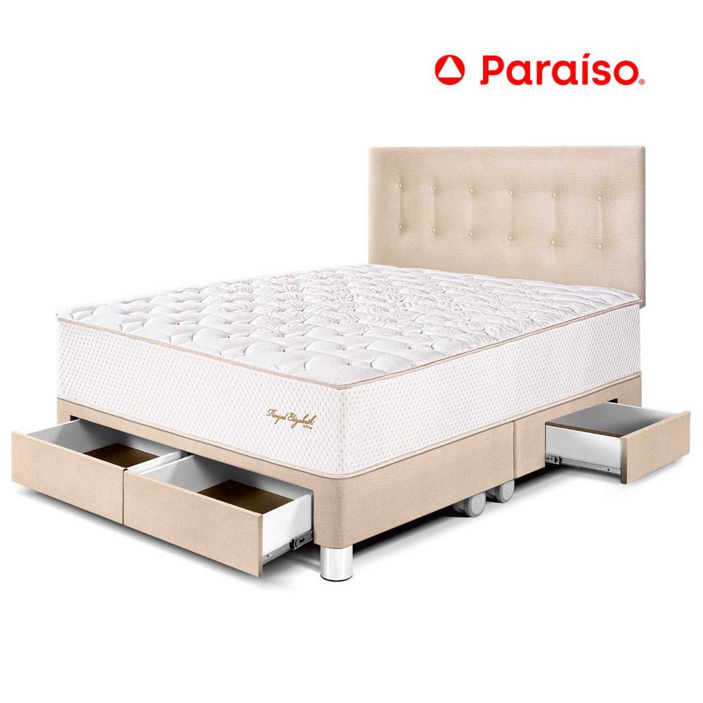 Dormitorio Royal Elizabeth Cajones Queen Champagne