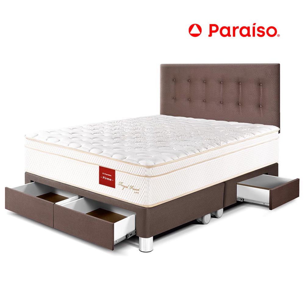 Dormitorio Royal Prince con Cajones Queen Chocolate
