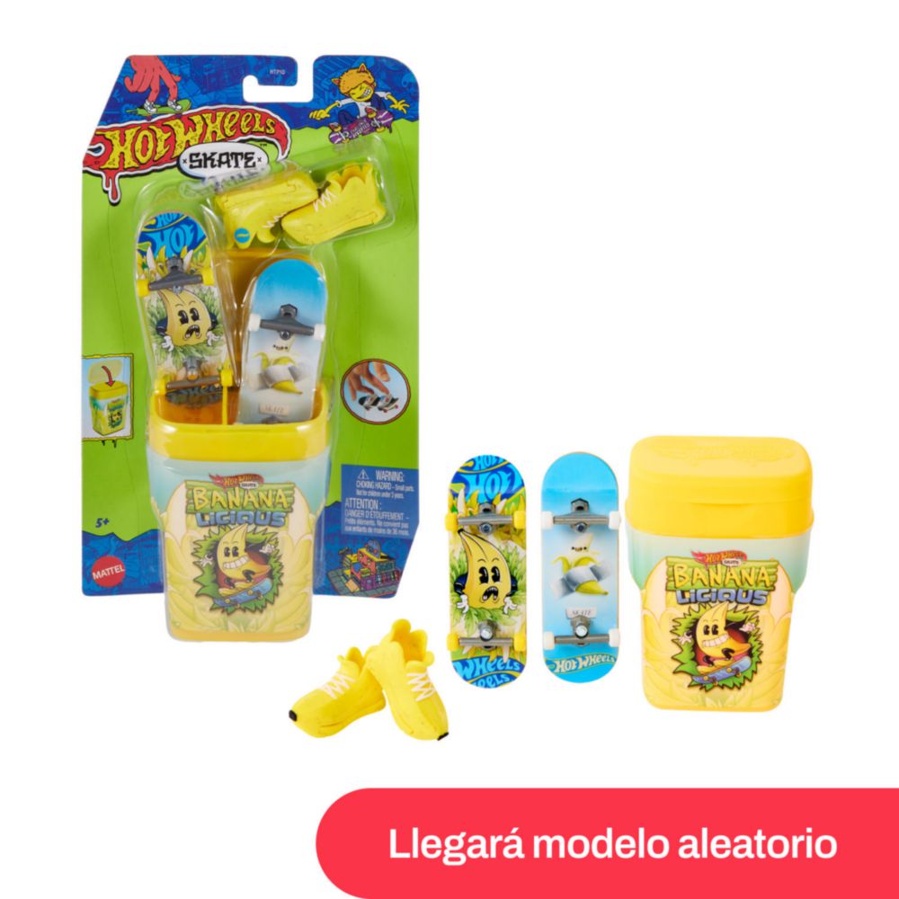 Patineta De Dedos Hot Wheels Paquete De Chicles