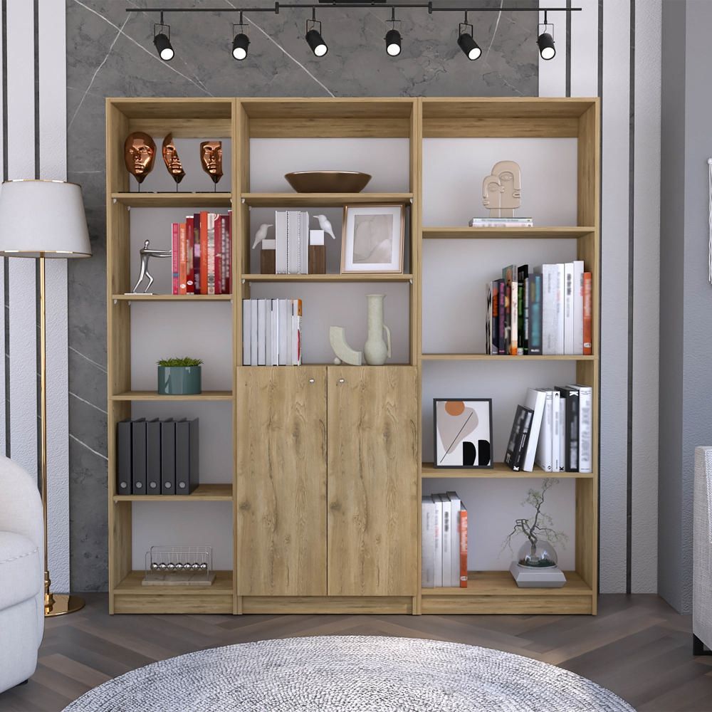 Combo Home Estante 45cm + Estante 2 Puertas + Estante 4 Repi