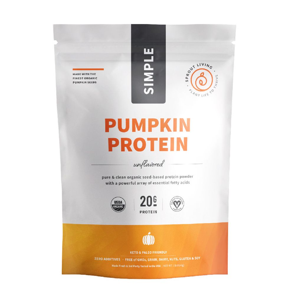 Proteína Vegana Sprout Living Simple Pumpkin Protein 1lb