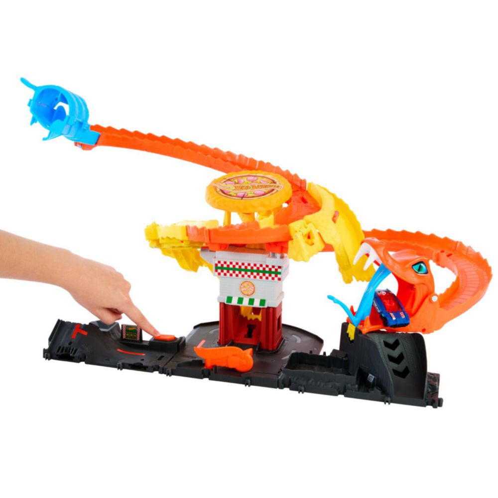 Pista Hot Wheels Turbina De Choque Pista De Hot Wheels De Mono