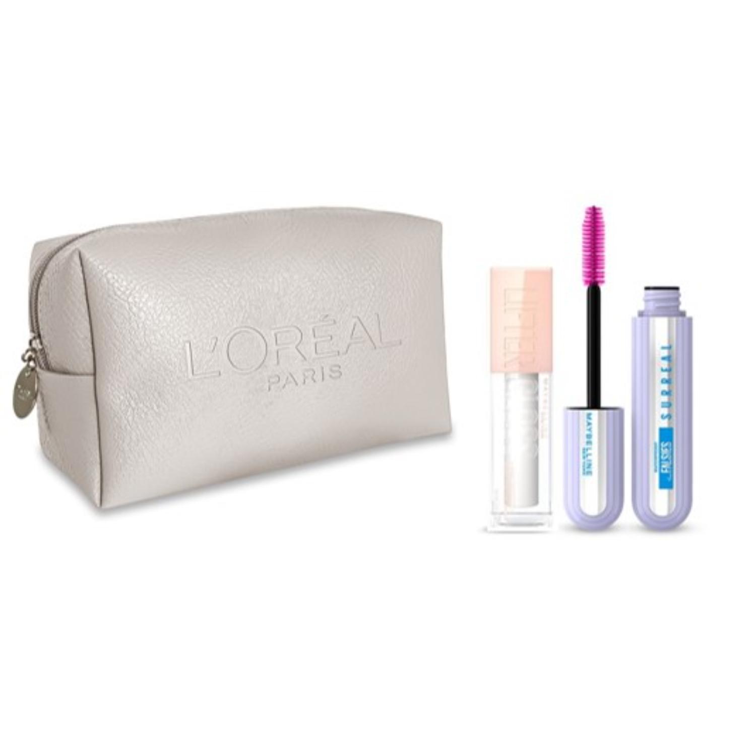 Set Máscara de Pestañas Falsies Surreal WTP + Lifter Gloss Maybelline