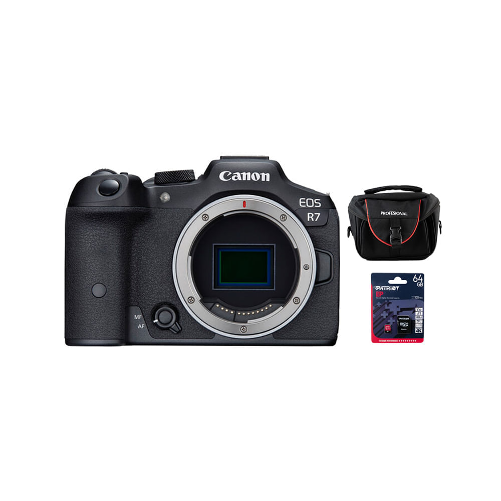 Camara Canon EOS R7 Solo cuerpo - Gratis Estuche y Mem.64Gb