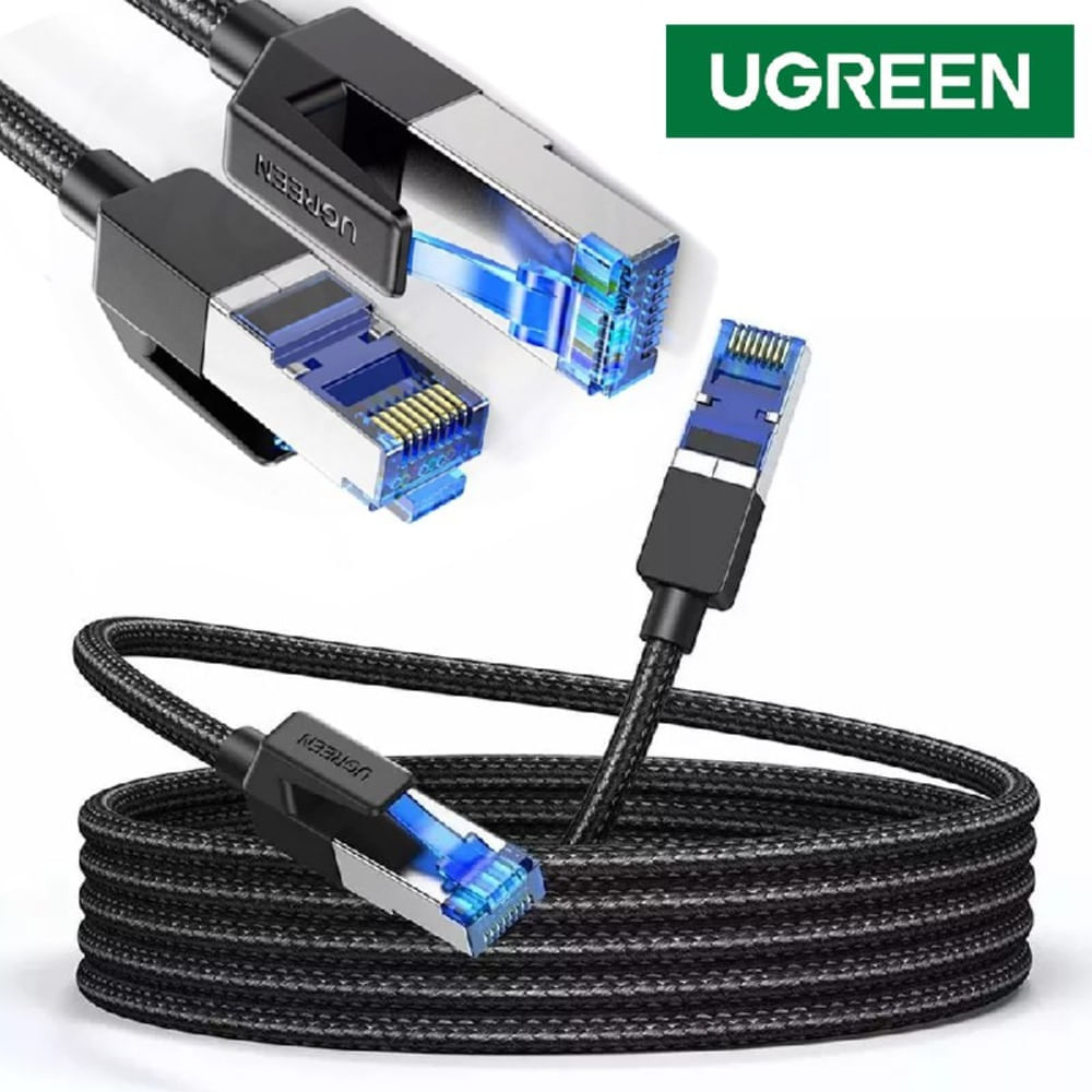 Cable De Red Cat8 Conector Rj45 40 Gbps Lan Ethernet 2 Metros UGREEN