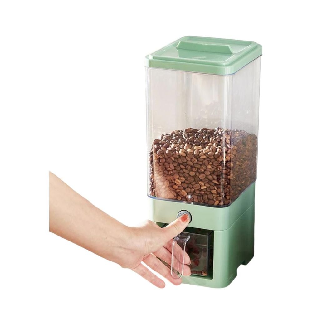 DISPENSADOR DE MENESTRA ACRILICO COLOR VERDE