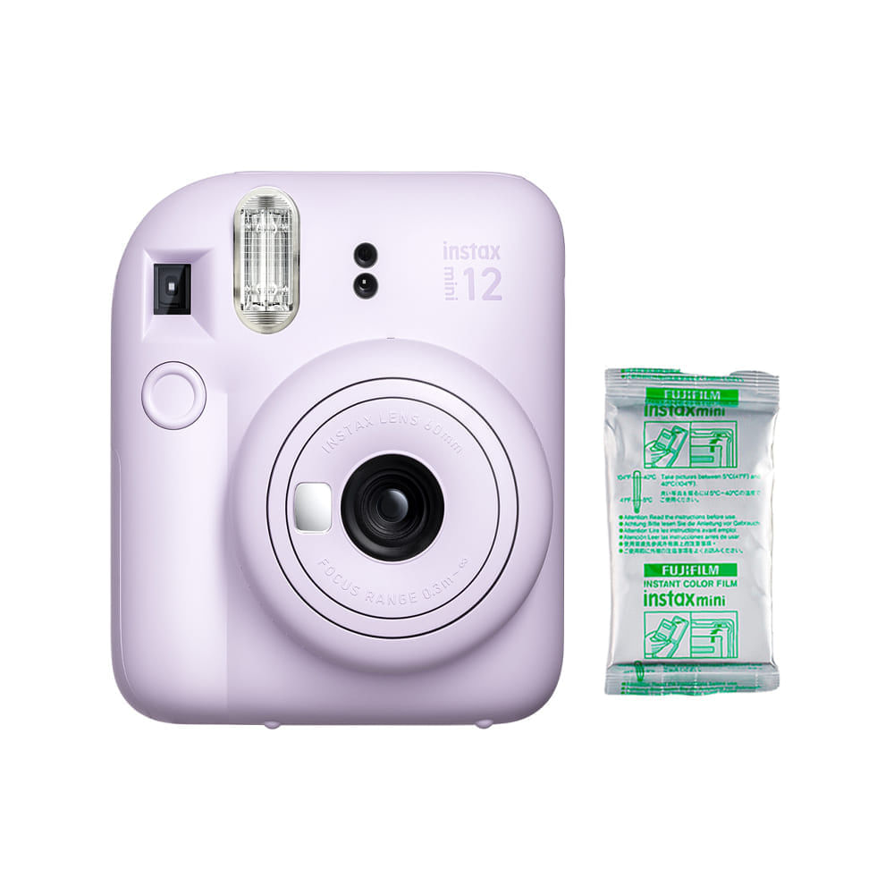 Camara  Fujifilm Instax Mini 12 Lila + Pelicula x 10