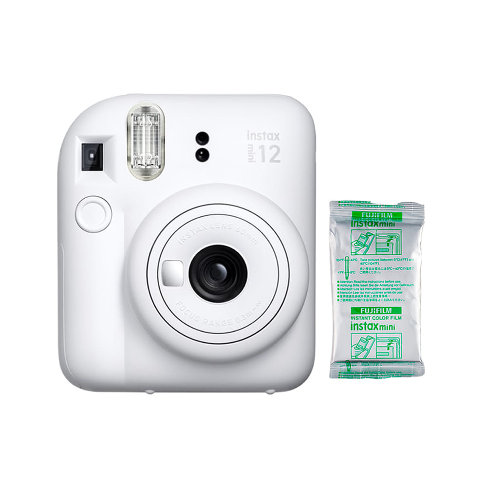 Camara  Fujifilm Instax Mini 12 Blanco + Pelicula x 10