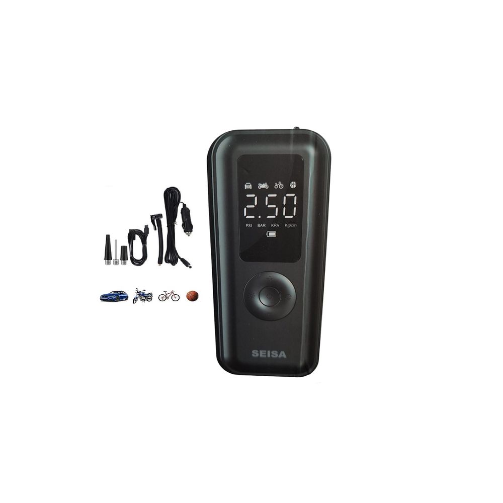 Inflador de neumáticos portátil con luz de emergencia para automóvil, bicicleta, motocicleta AF-C03