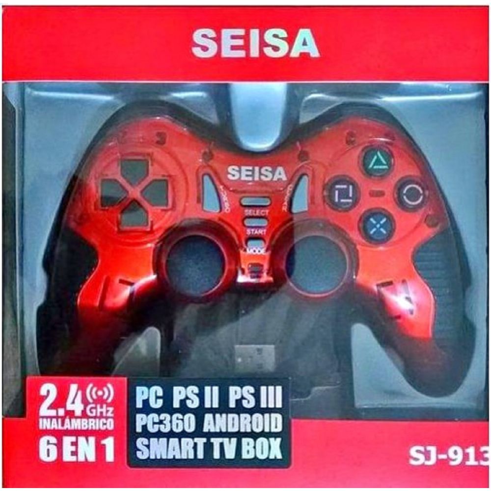 Mando Seisa SJ-913 Inalambrico Pc Ps2 Ps3 Android Smart Tv