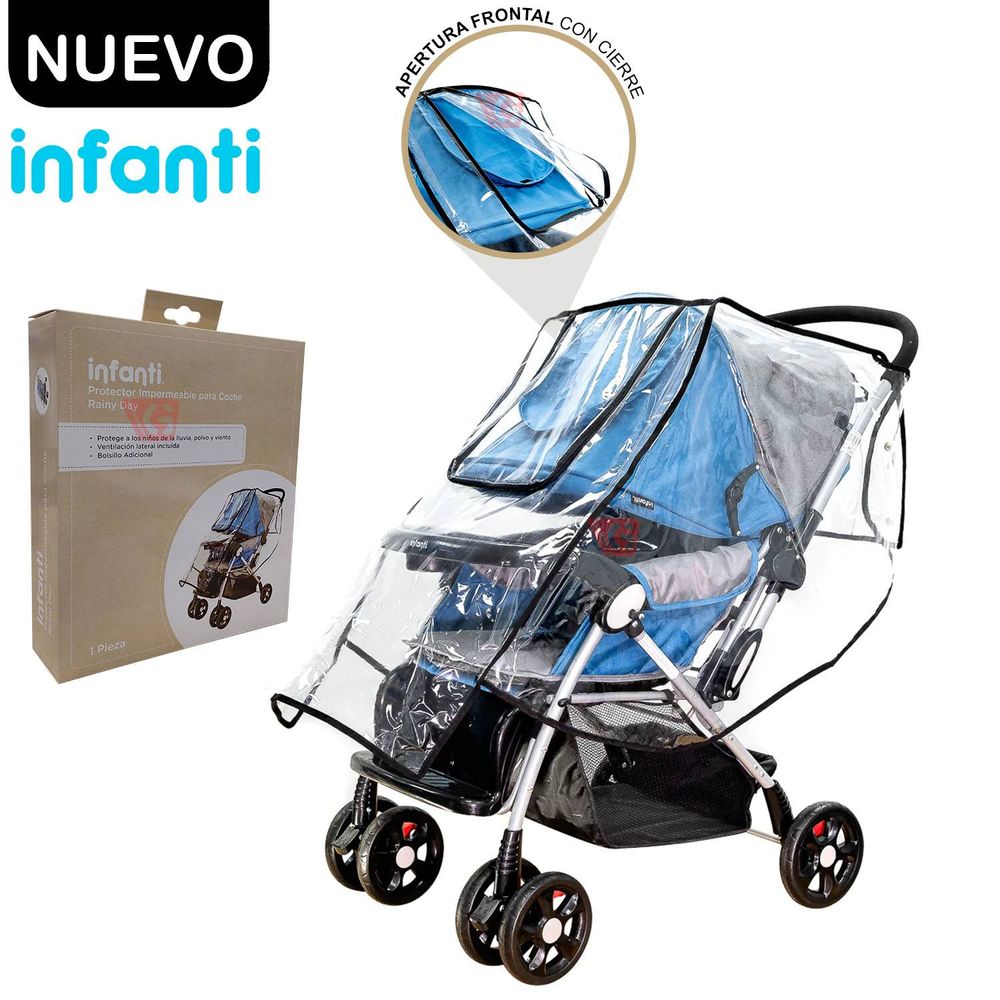 De Lluvia Plastico Carro Bebe Protector Lluvia Carro Bebe