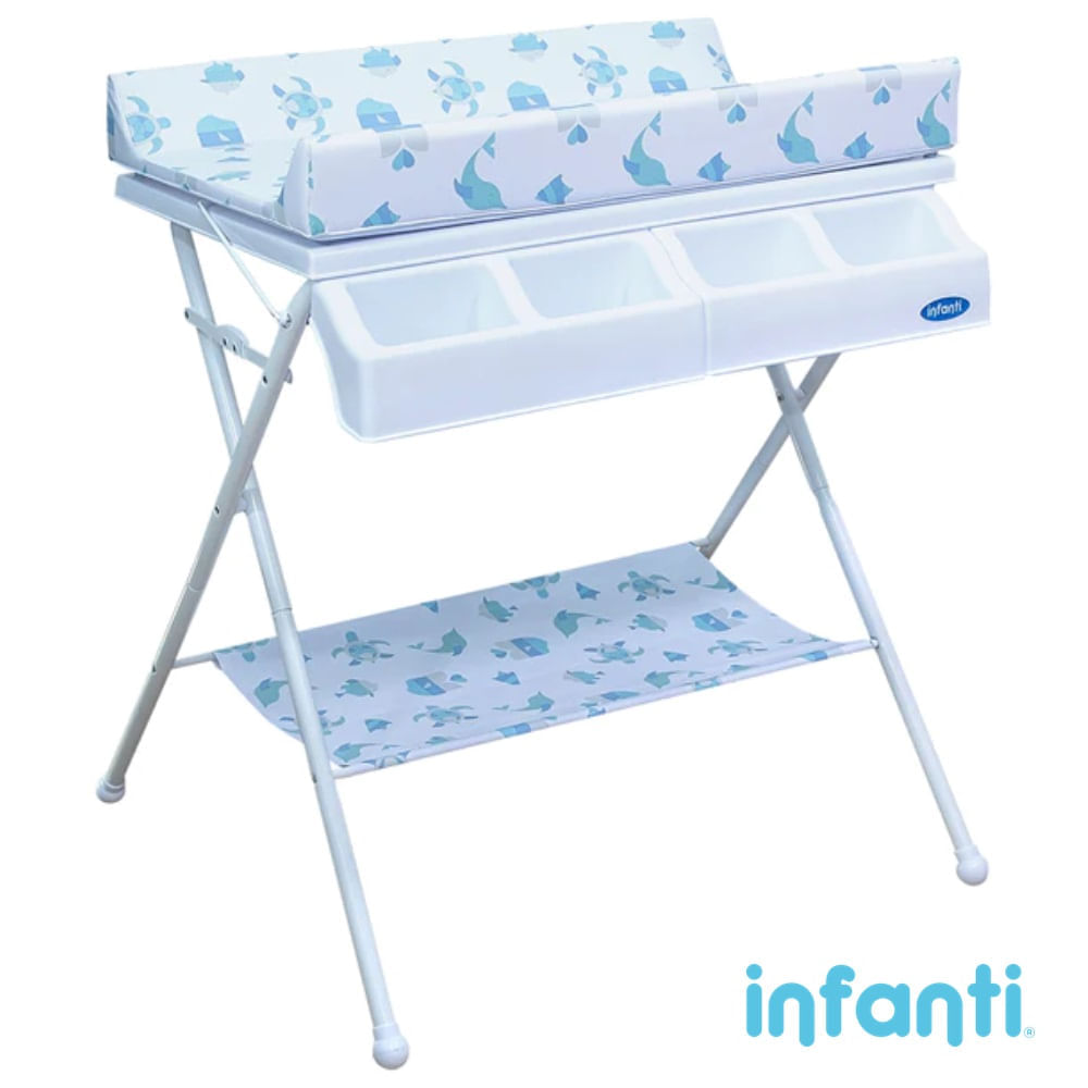 Bañera Cambiador Plegable Ocean Infanti BB020 Azul