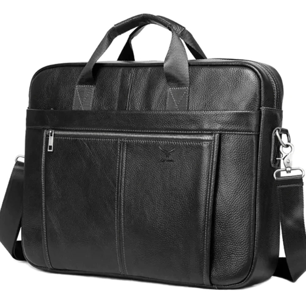 Maletín De Cuero Vacuno Hermes 5013 NEGRO