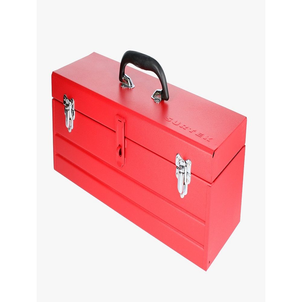 Caja Metálica Surtek Roja 20 Pulgadas Surtcm20r