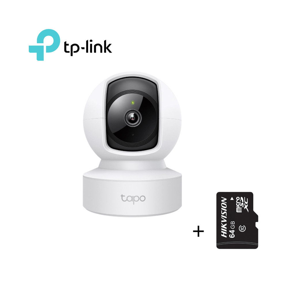 Cámara Wi-Fi de seguridad para el hogar Tapo-C212 + MicroSD 64GB - Tp-Link