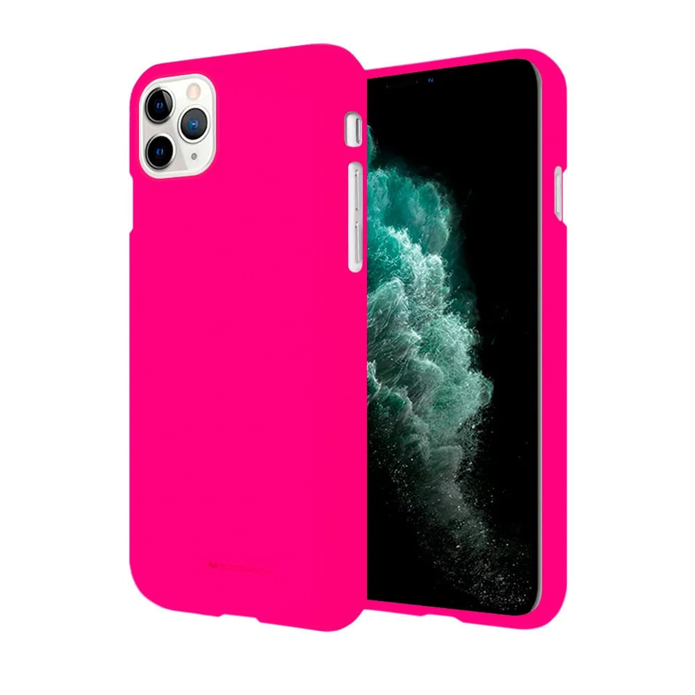 Funda Case para Samsung A52 Soft Feeling Antishock Fucsia Resistente ante Caídas y Golpes