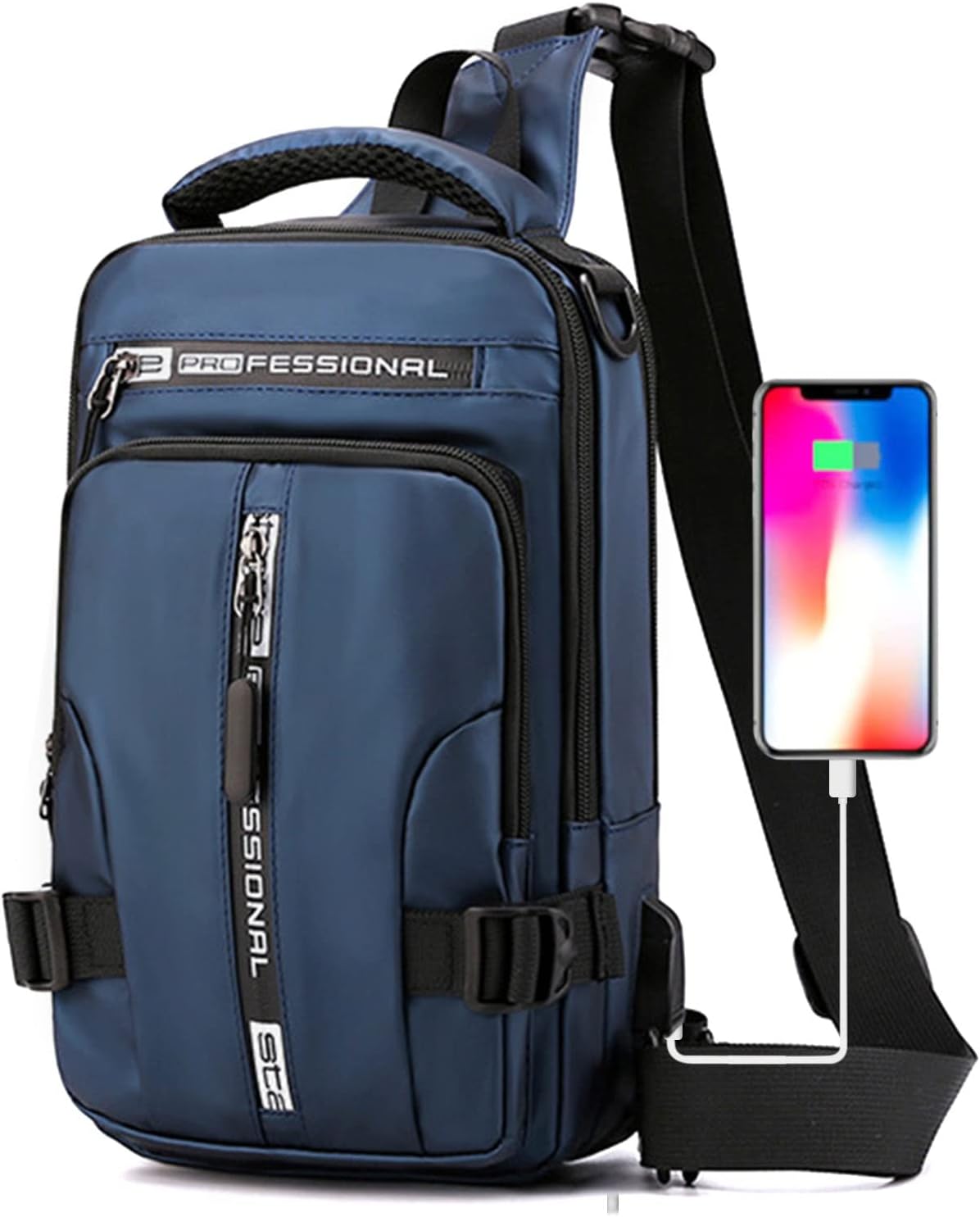 Morral Impermiable Multiuso 3 En 1 Professional Azul