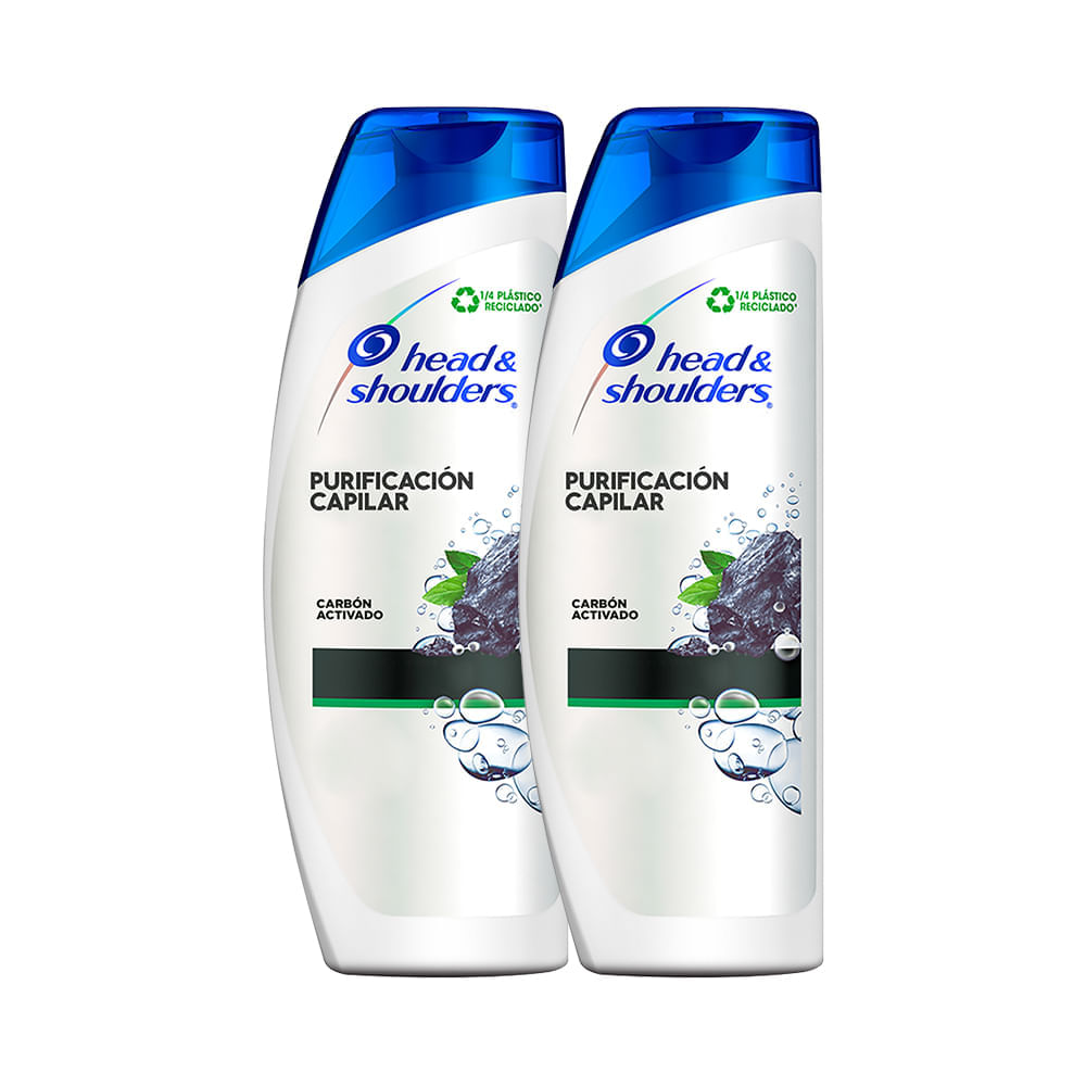 Pack 02 Shampoo Head & Shoulders Purificación Capilar