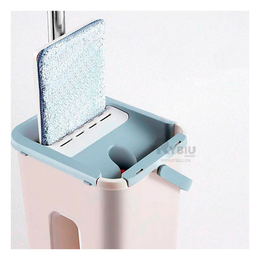 Trapeador Magico 360 con Balde Centrifugador Color Gris