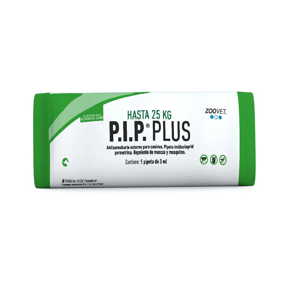Antipulgas P.i.p. Plus Para Perros De 10 A 25kg