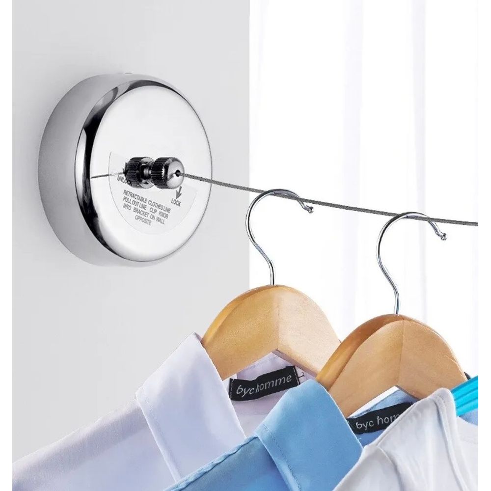 Tendero, Cordel, Tendal de Ropa Para Interiores y Exteriores