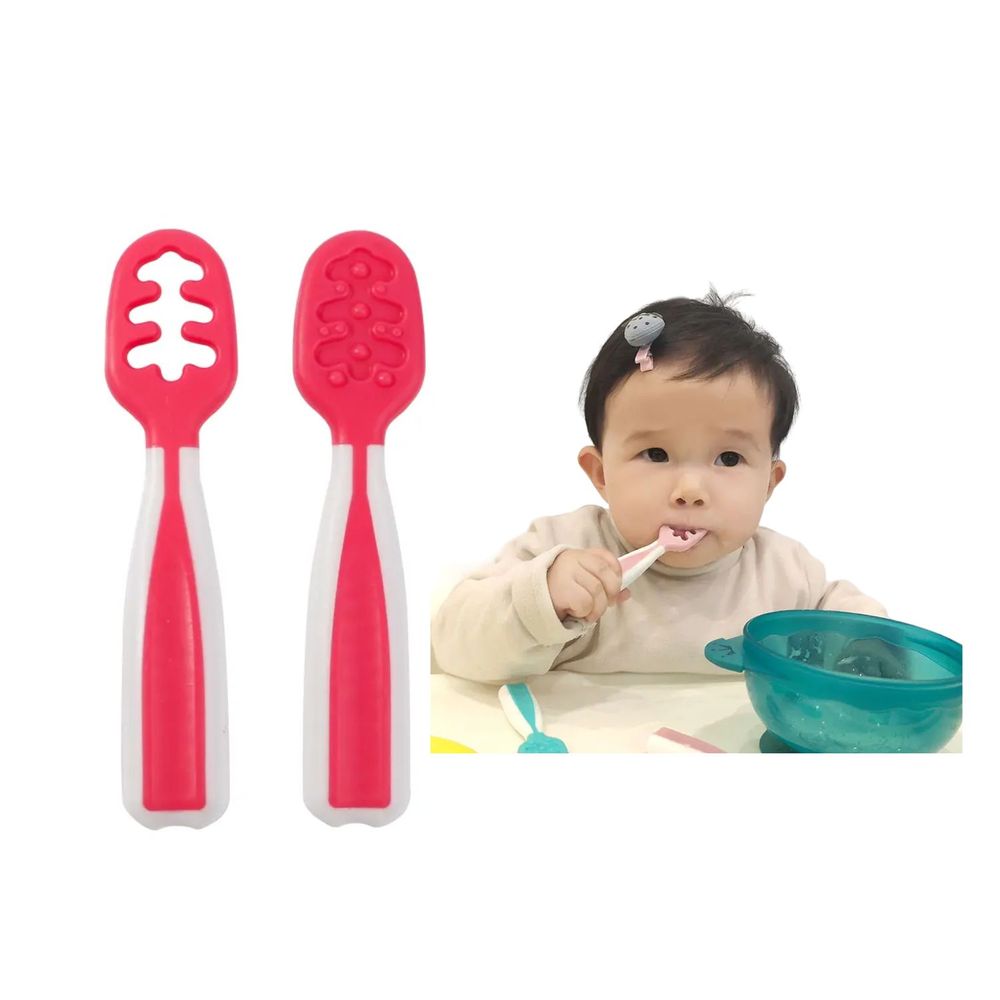 Pre Cucharas para Bebes Generico Pack 2 Niña