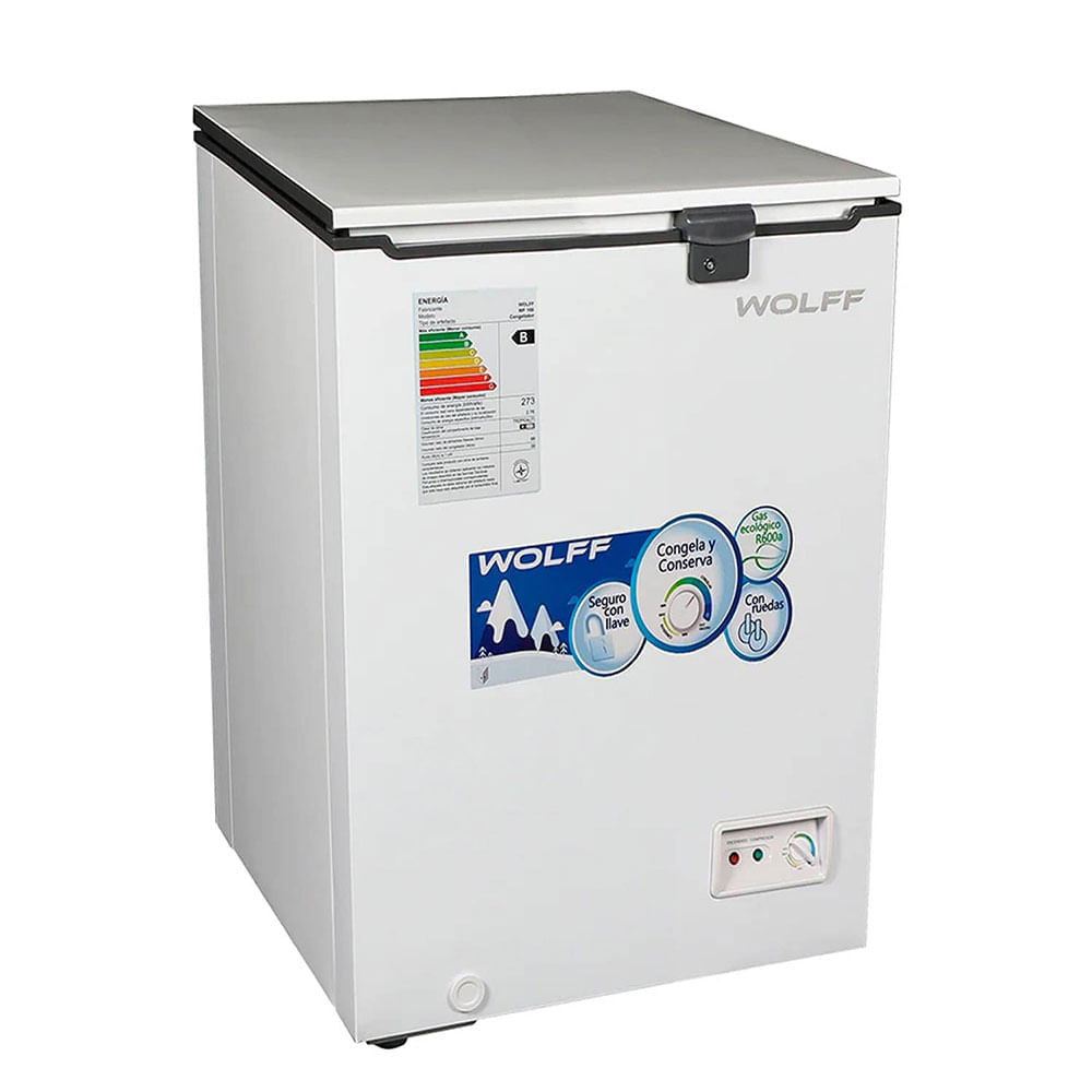 Congeladora WOLFF de 145 Lt WF-145 Blanco