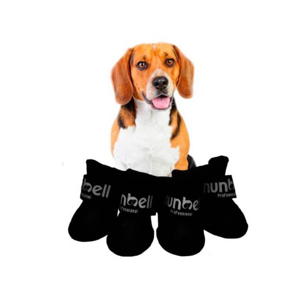Zapatos de Silicona para Mascotas Perros y/o Gatos Talla L Negro