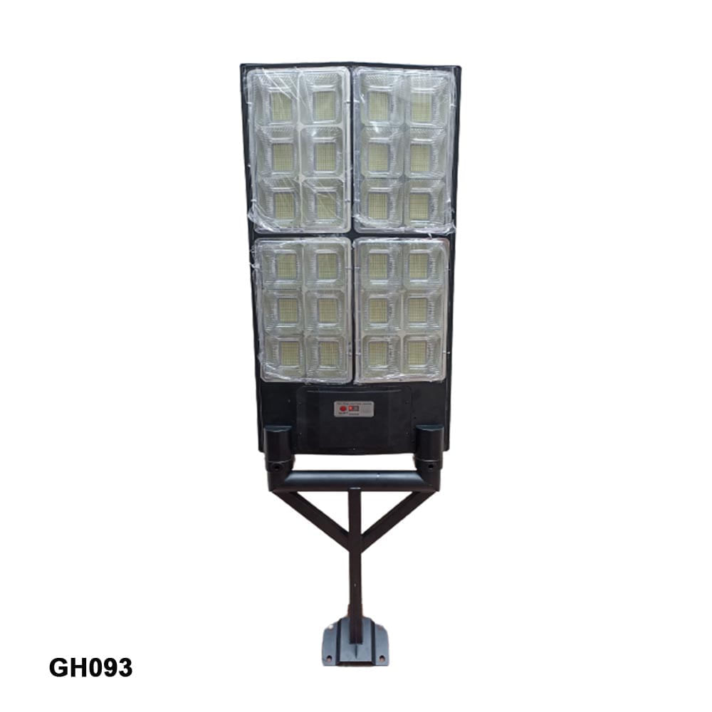 Lámpara Luminaria Solar Exterior IP65 LED 800w + Soporte + Control Remoto Luz Blanca